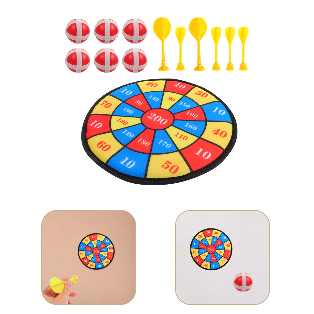 13Pcs Sticky Target Balls Darts Board Toys W17390