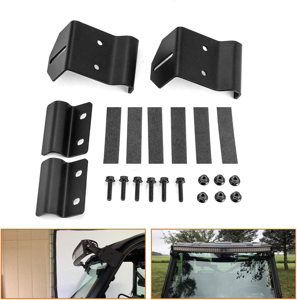Black Mounting Bracket for Led Light Bar Pack of 2 T37000