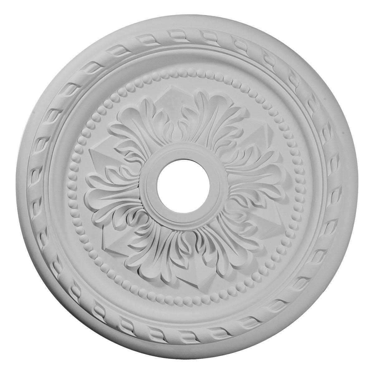 23 5/8x22OD x 3 5/8x22ID x 1 5/8x22P Ceiling Medallion Hand-Painted Pharaohs Gold X81003