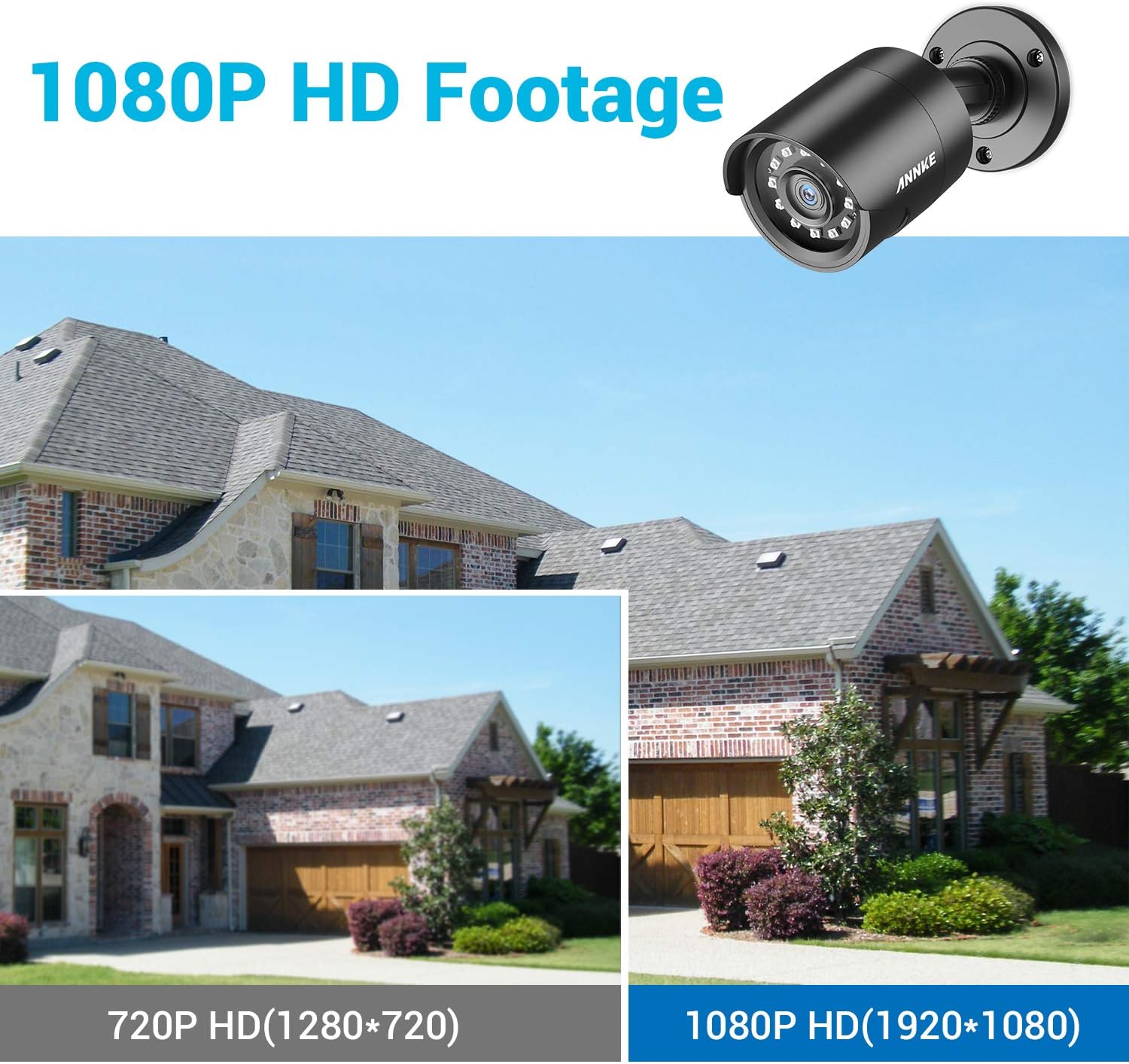 4 Pack 1080P HD TVI Outdoor Indoor Security Camera X948568