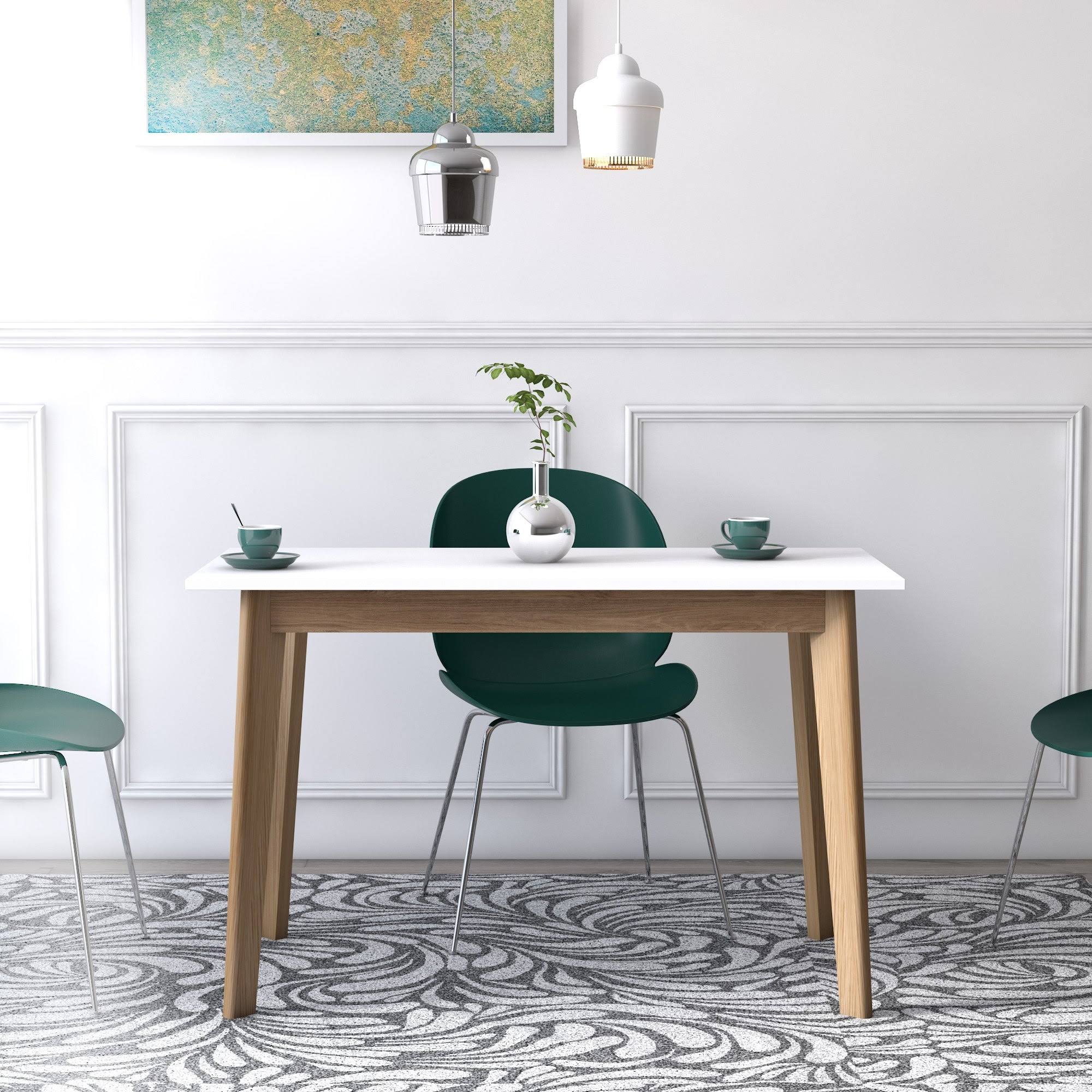 Tan Mid-Century Modern Office Desk X899344