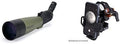 80mm Angled Spotting Scope with Zoom Eyepiece V6872