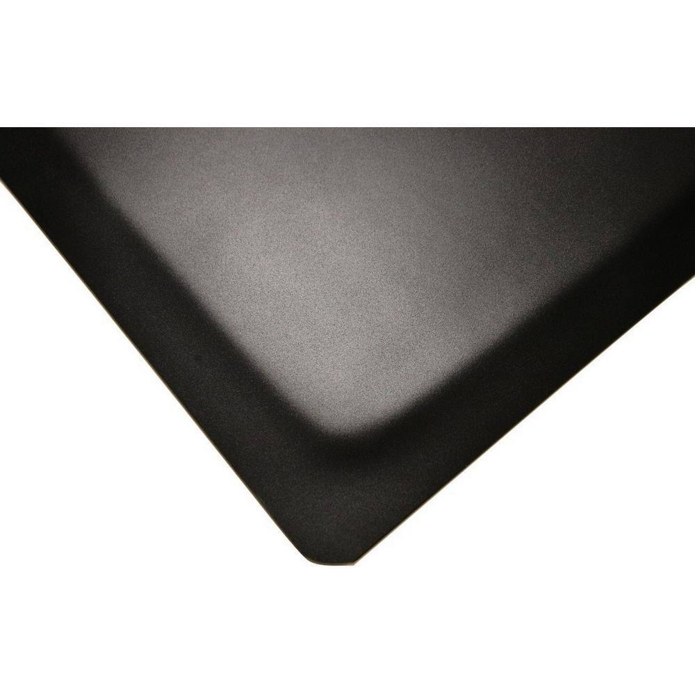 Black Rectangular Anti-Fatigue Mat U4646