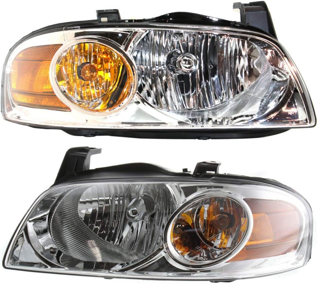 Pair Headlights for 2004-2006 Nissan Sentra F6266