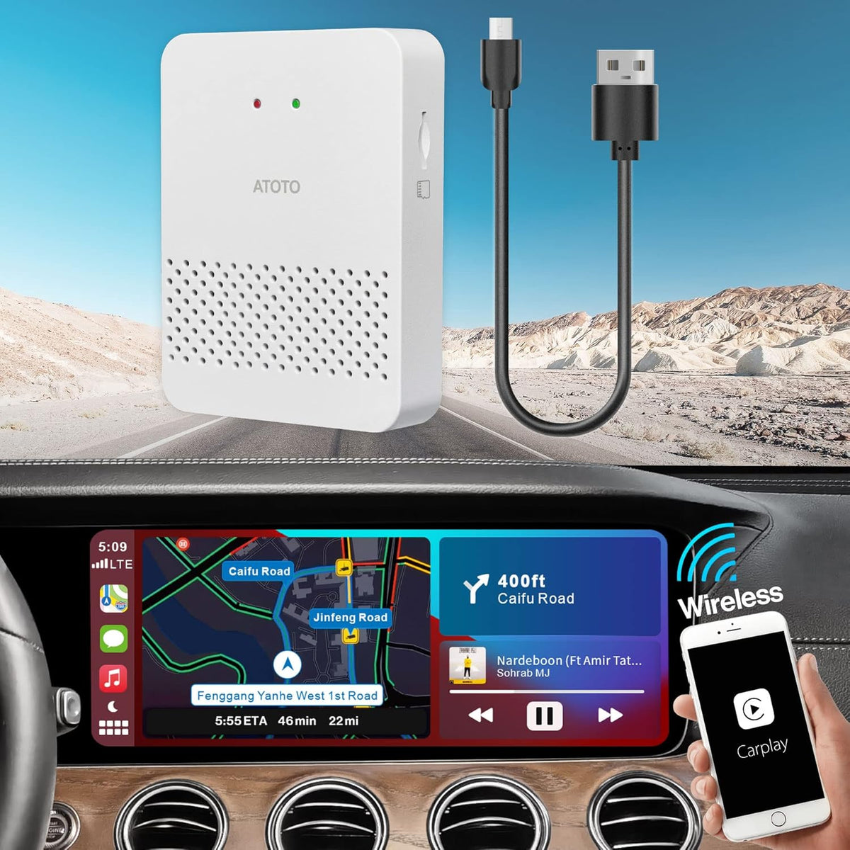 Wireless CarPlay Adapter D339