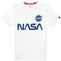 White & Blue Reflective Cotton Tee W793