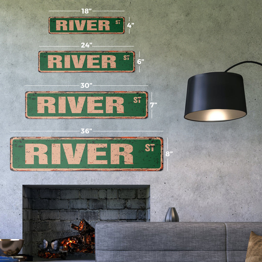 Vintage Aluminum Metal Sign K823