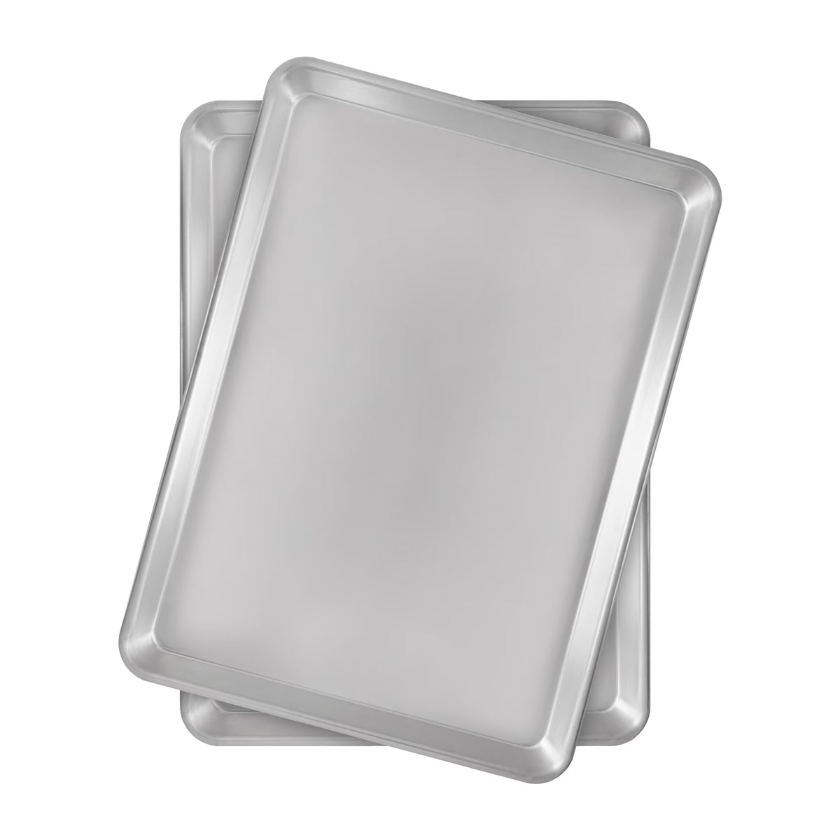 Natural Aluminum Half Sheet Pan, 18 x 13 x 1 inch, 2-Pack L48657