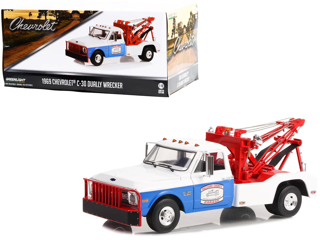 1/18 1969 Chevrolet C-30 Dually Wrecker Tow Truck P1858