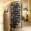 45 Bottle Wrought Iron Wine Jail I644