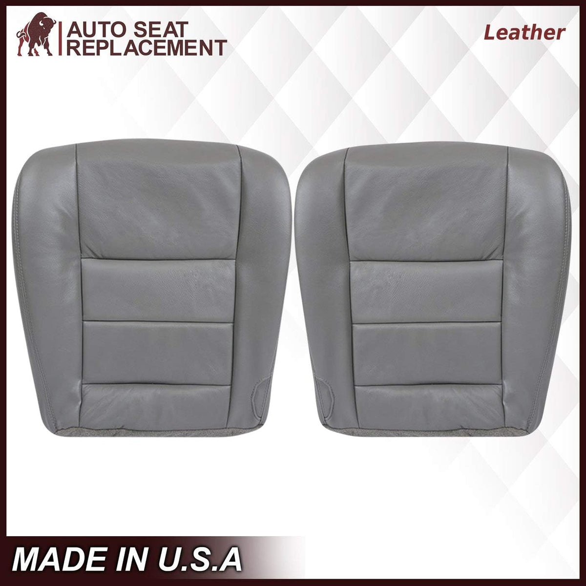Leather Seat Cover for Ford F250 F350 Driver Bottom K493