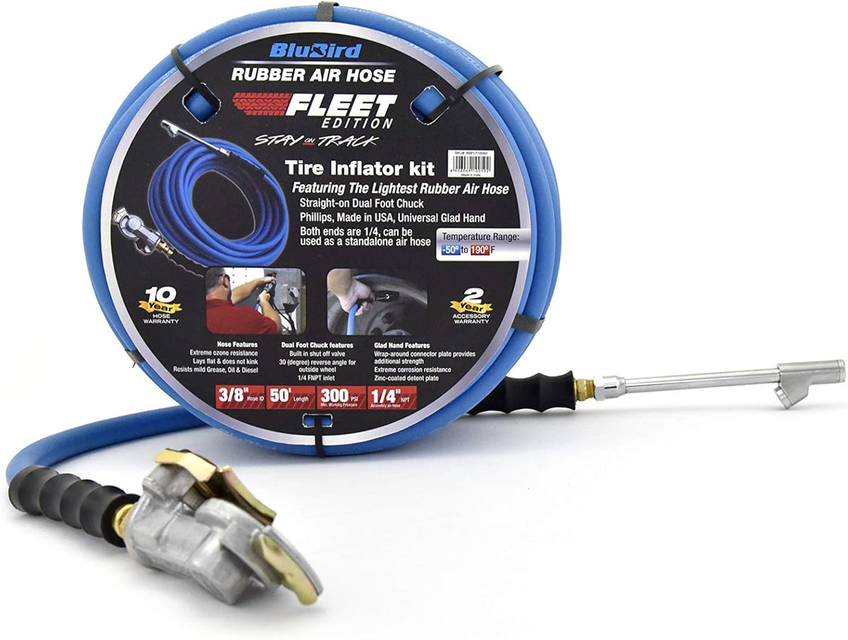 3/8" x 50' 300 PSI Polyester Braided Tire Inflator Kit, Pack of 2 K43428