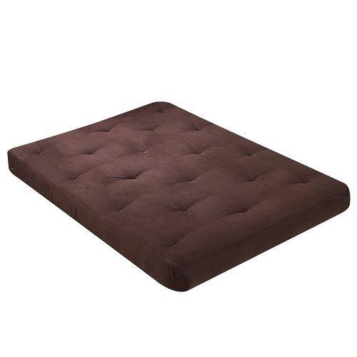 Full Size Futon Mattress with Khaki Cover C754