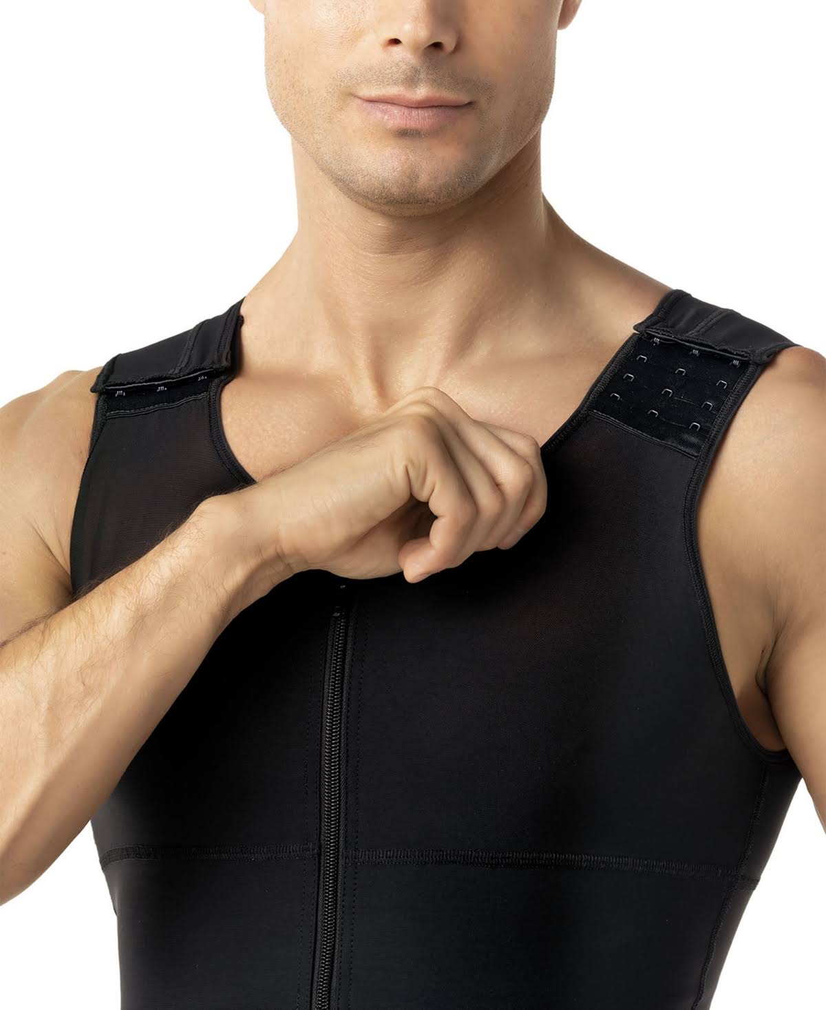 Black Post-surgical Compression Bodysuit, L P797311