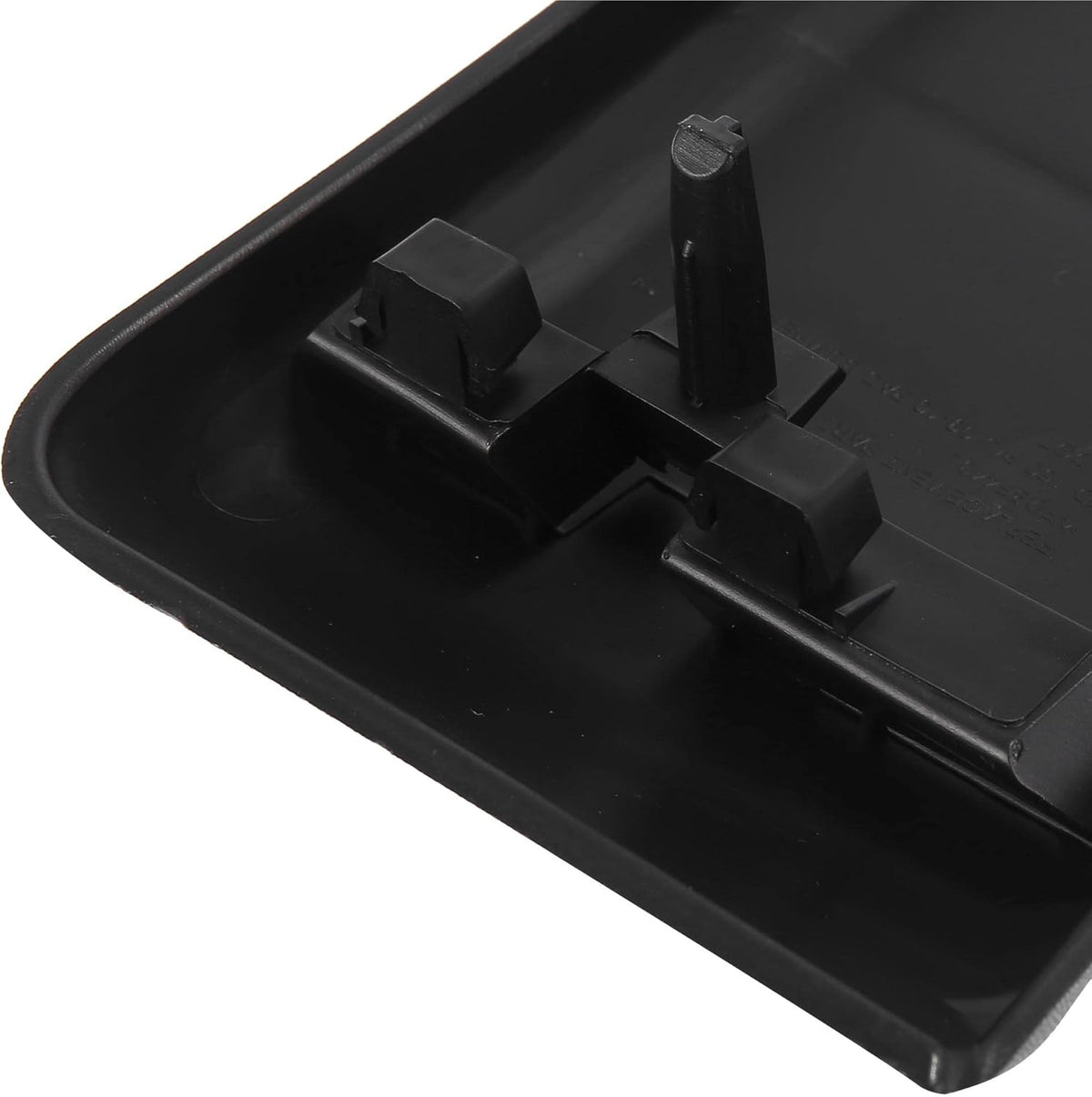 Black Plastic Car Front Bumper Guards Pack of 2 L191