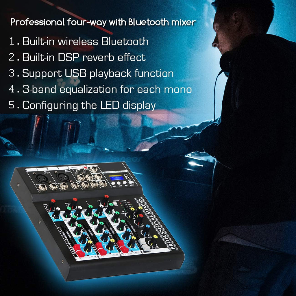 Black Pack of 2 DJ Console Mixer K909