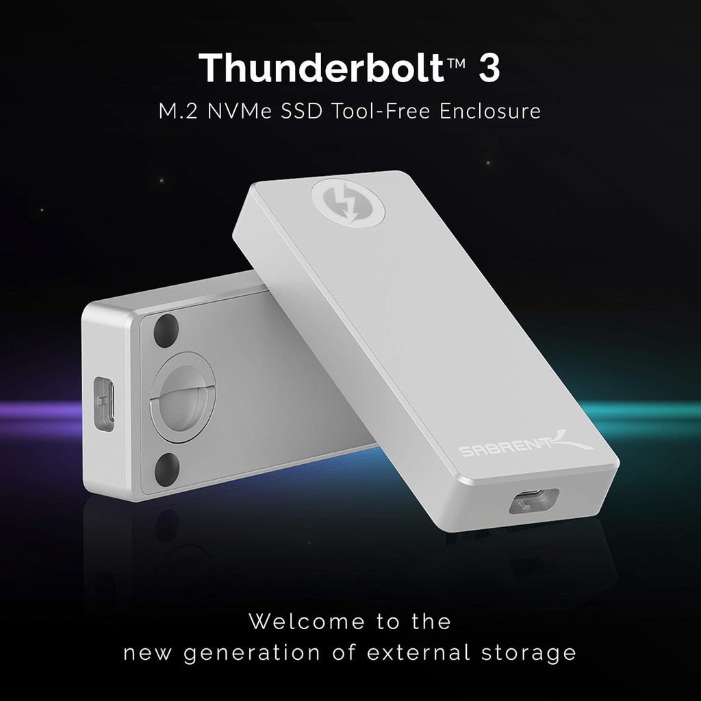 Tool-Free Aluminum M.2 NVMe SSD Enclosure F20259
