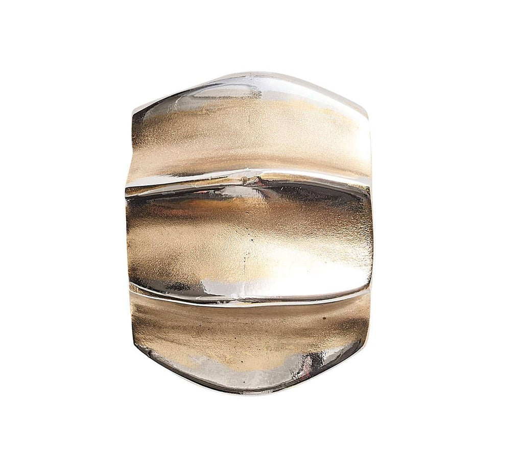 Gold & Silver Napkin Ring Set of 4 J71096