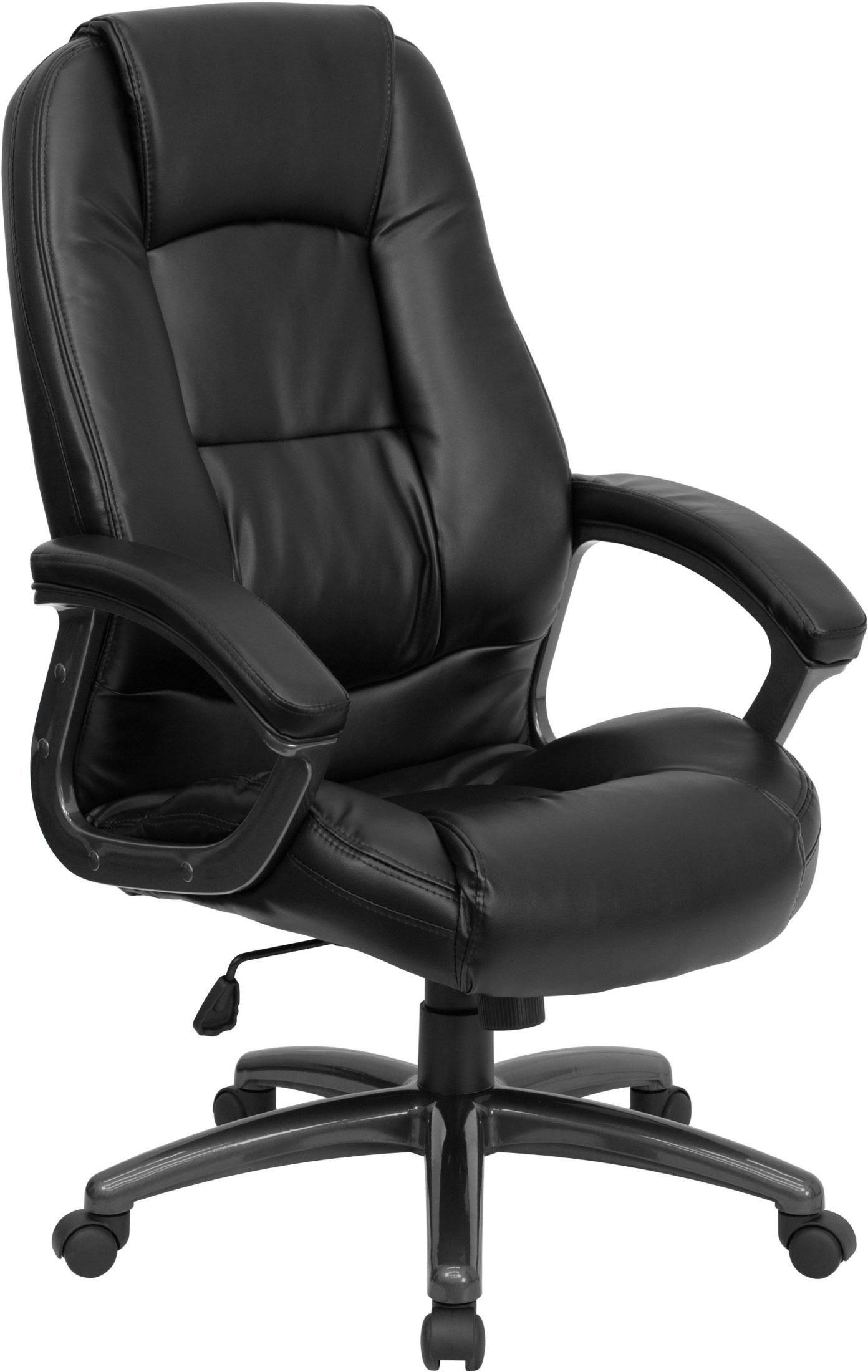 Black Contemporary Adjustable Height Swivel Executive Chair Q32149