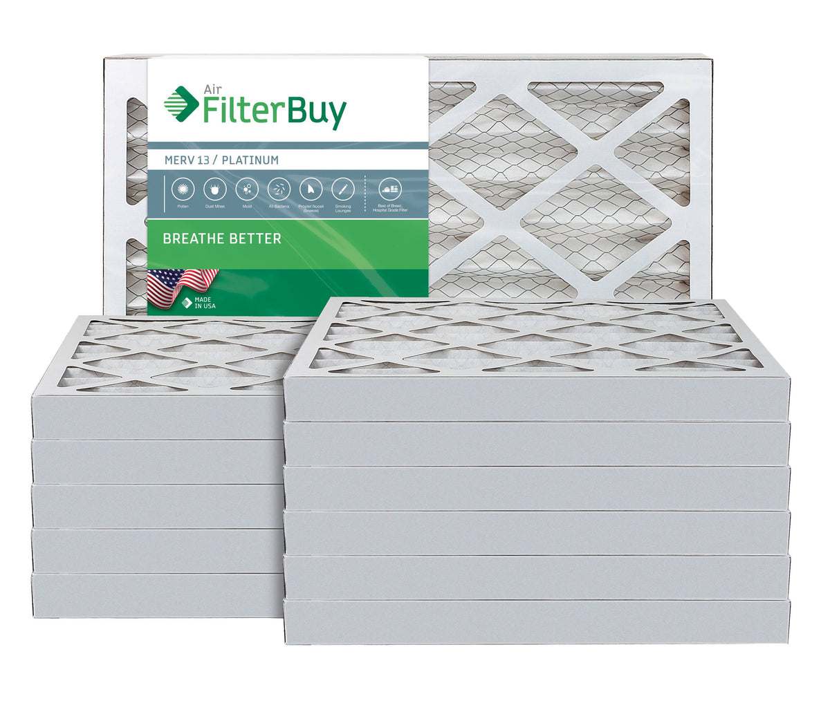 28x30x2 MERV 13 Pleated HVAC Air Filter (12-Pack) N988473