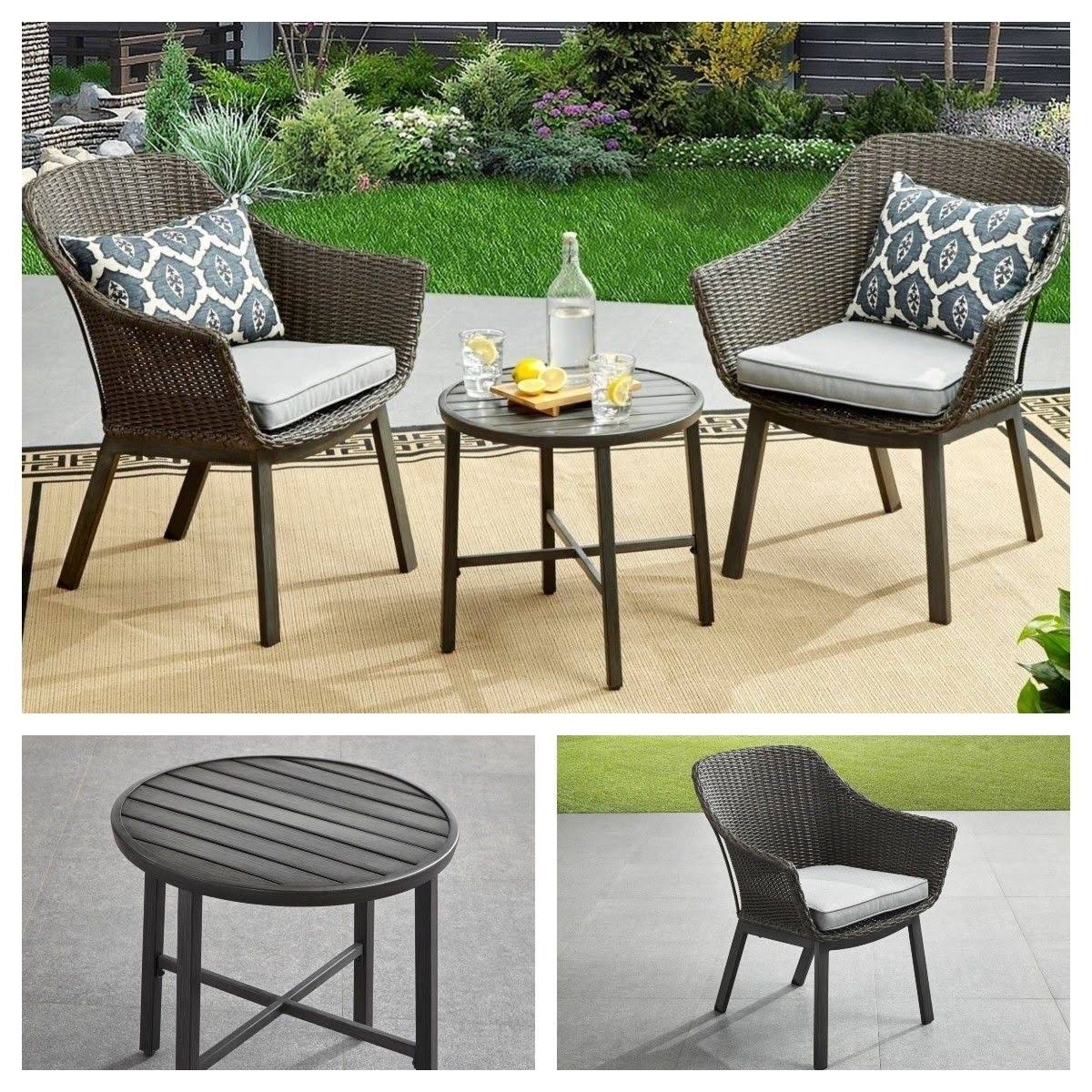 3 Piece Chat Set, Gray F563493