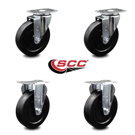 Soft Rubber Caster Set of 4 with 5x22 Wheel T368