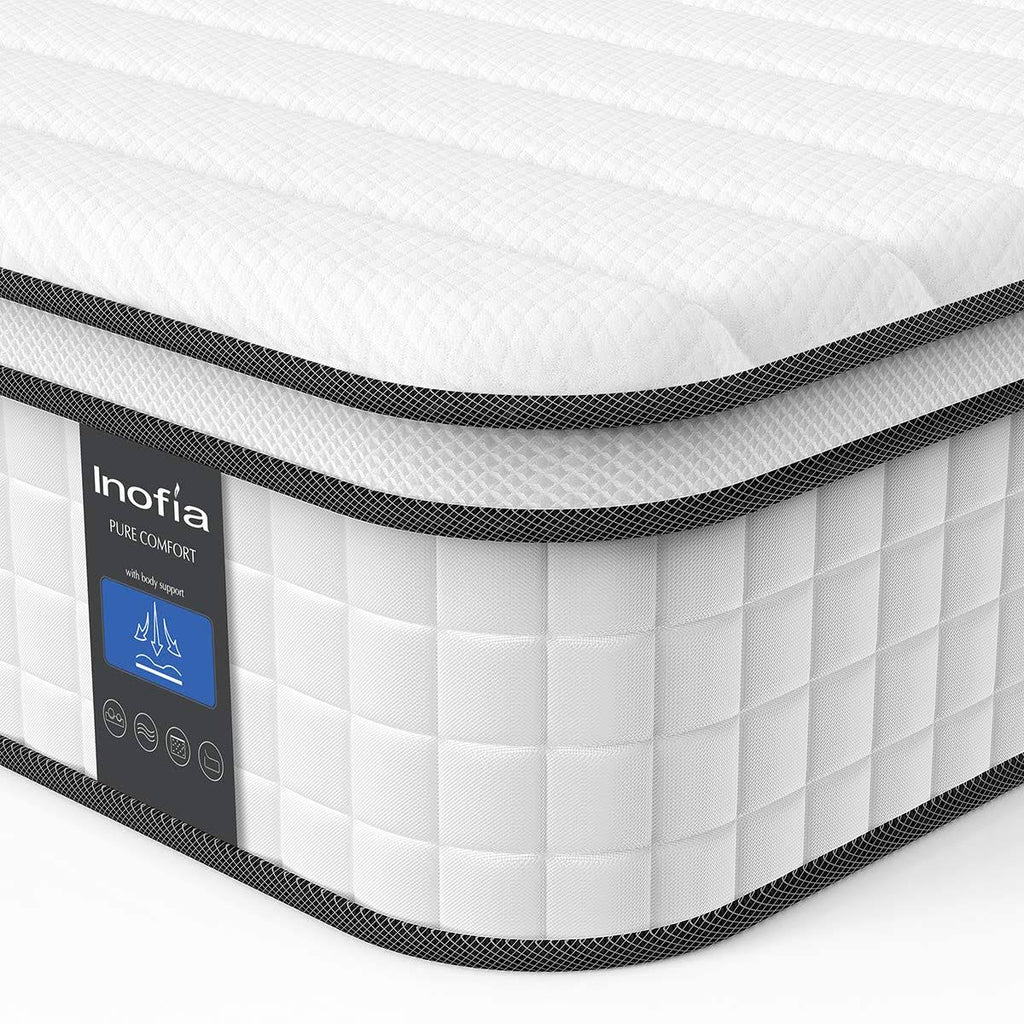 Queen 10 inch Memory Foam Hybrid Innerspring Mattress L888464