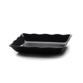 Black Scalloped Melamine Tray F389238
