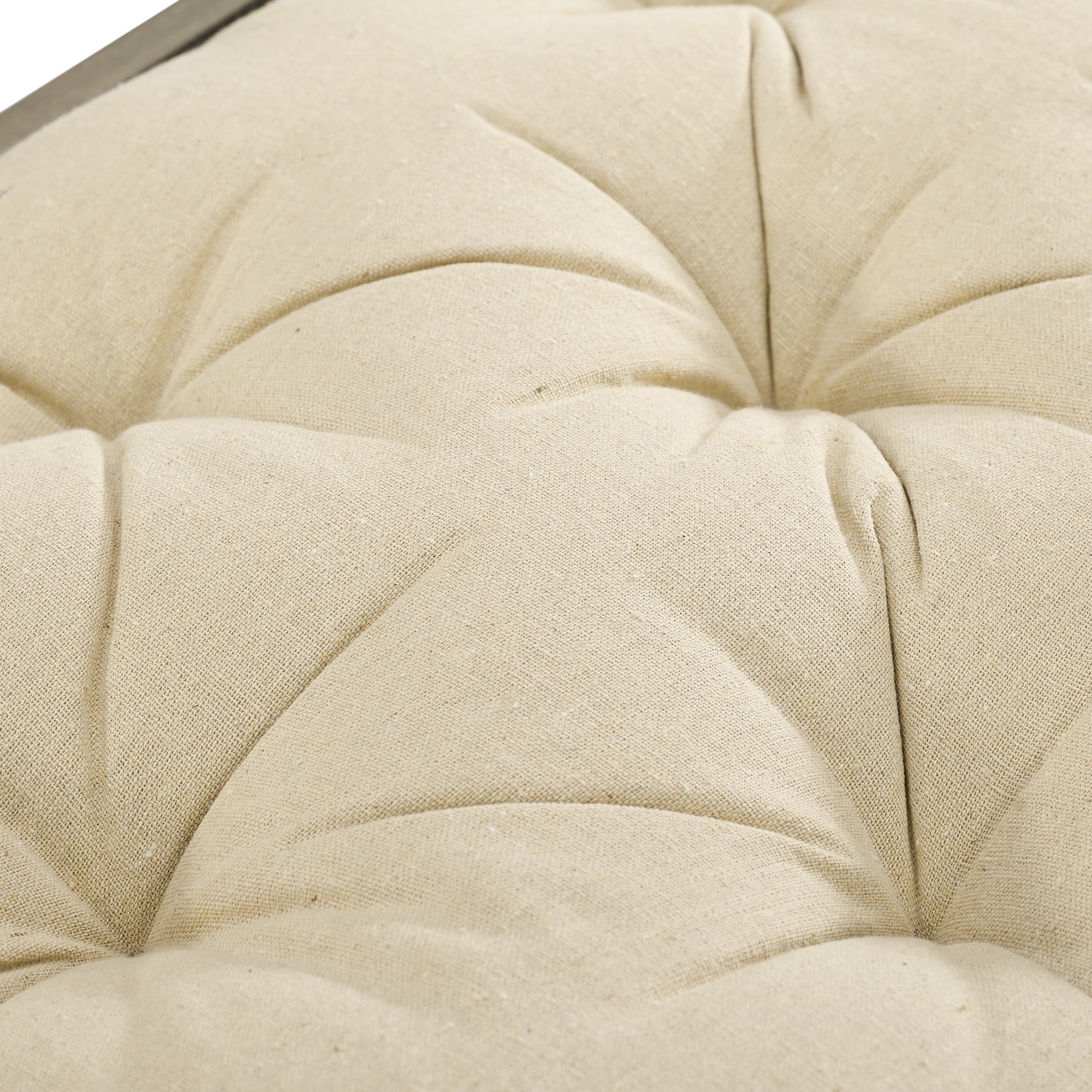 Grey Wash Tufted Storage Bench L8963