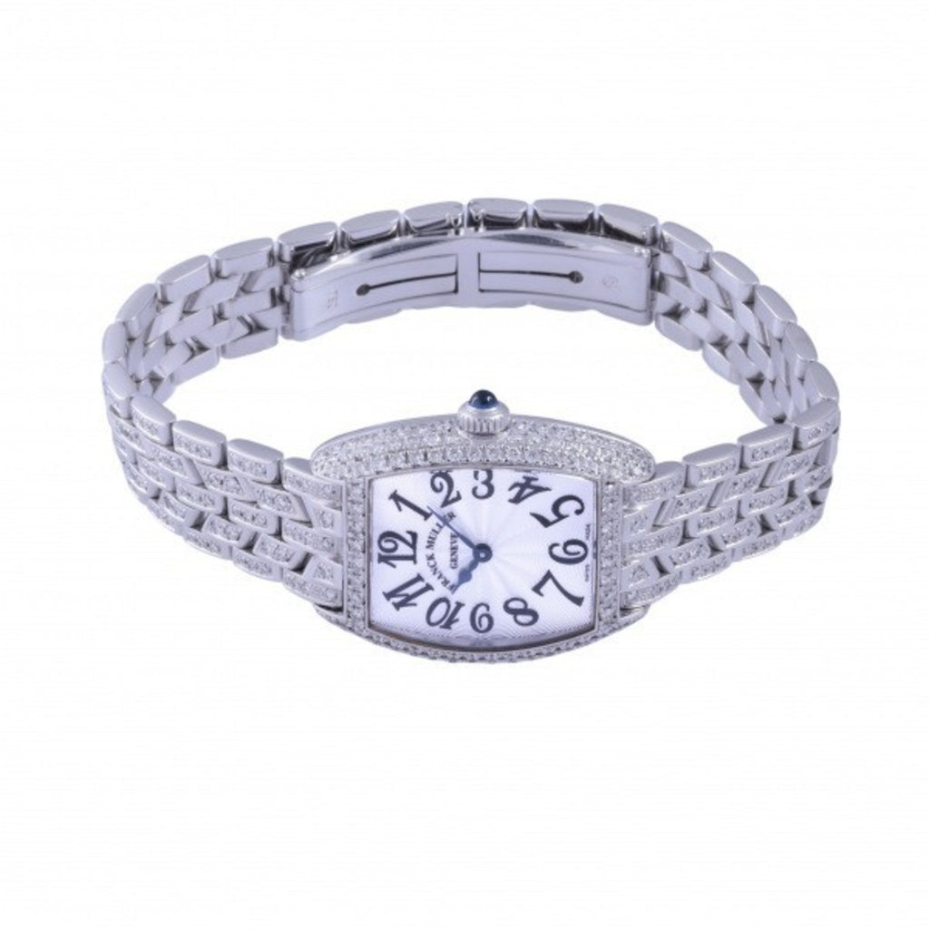 Silver Dial Tonneau Curvex Watch O2385