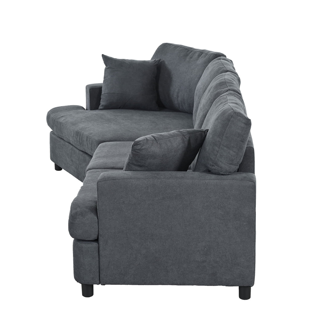 3 Seat Sofa with Removable Cushions and 2 Pillows Q380993