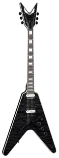 Trans Black Quilt Top Electric Guitar L261