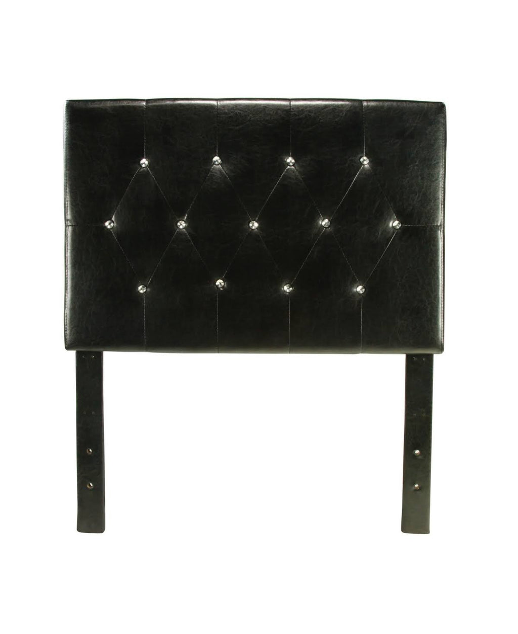Twin Tufted Leather Headboard B415
