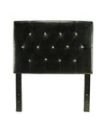 Twin Tufted Leather Headboard B415