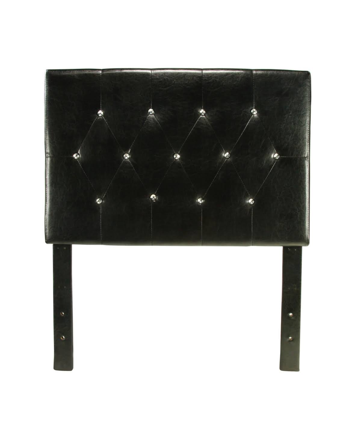 Twin Tufted Leather Headboard B415