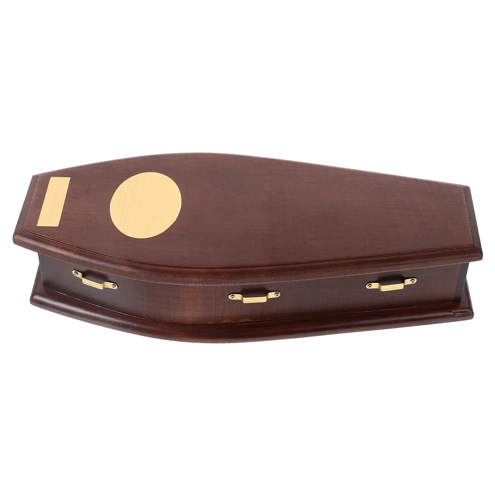 Miniature Wooden Coffin Halloween Decoration R2837