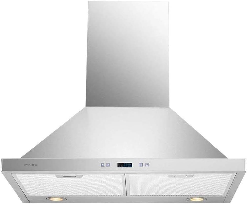 30 Inch Brushed Stainless Steel Wall Mounted Range Hood H561800