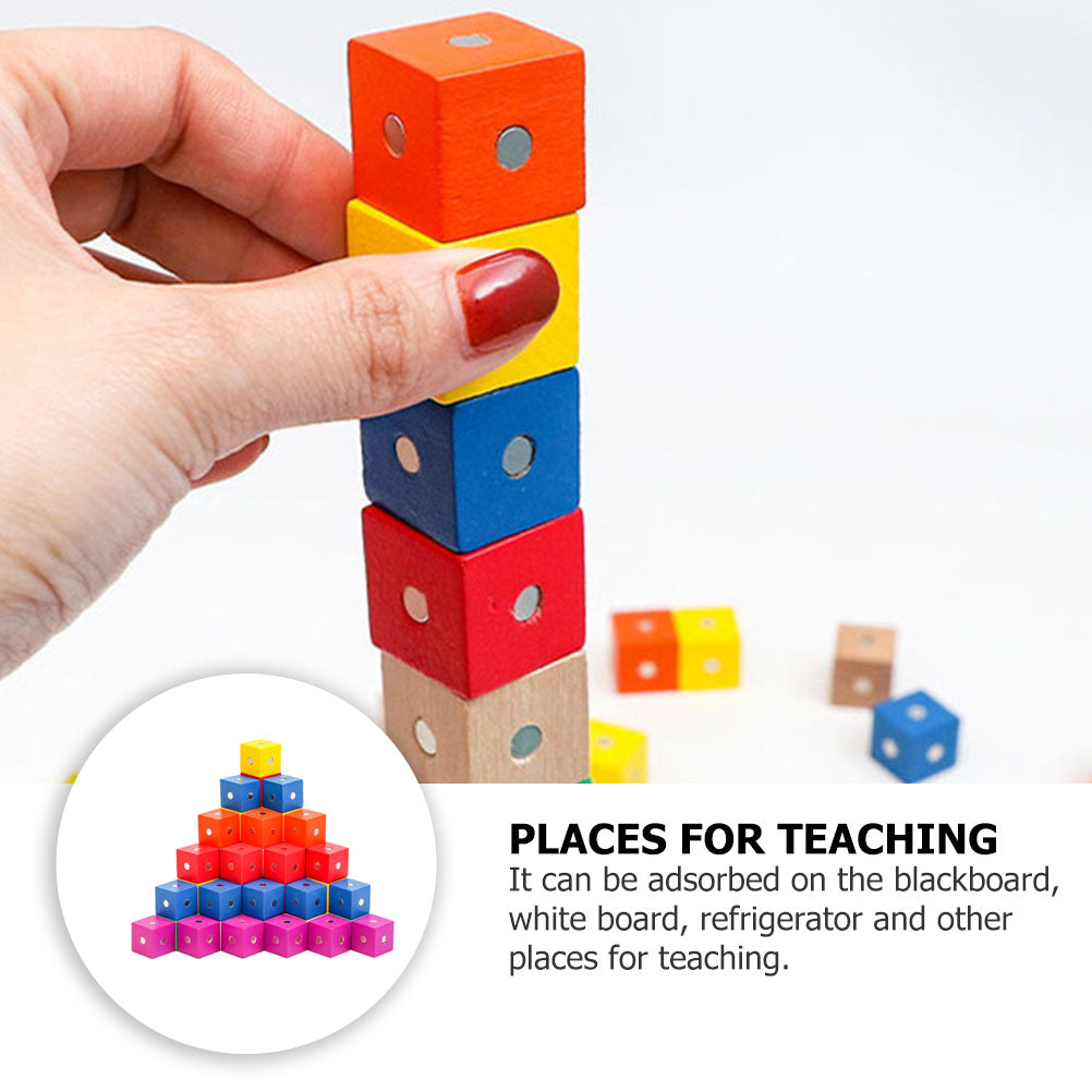 30 Pcs Magnetic Wooden Building Blocks Toy X960