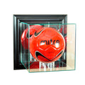 Black Wood Soccer Display Case Y18379