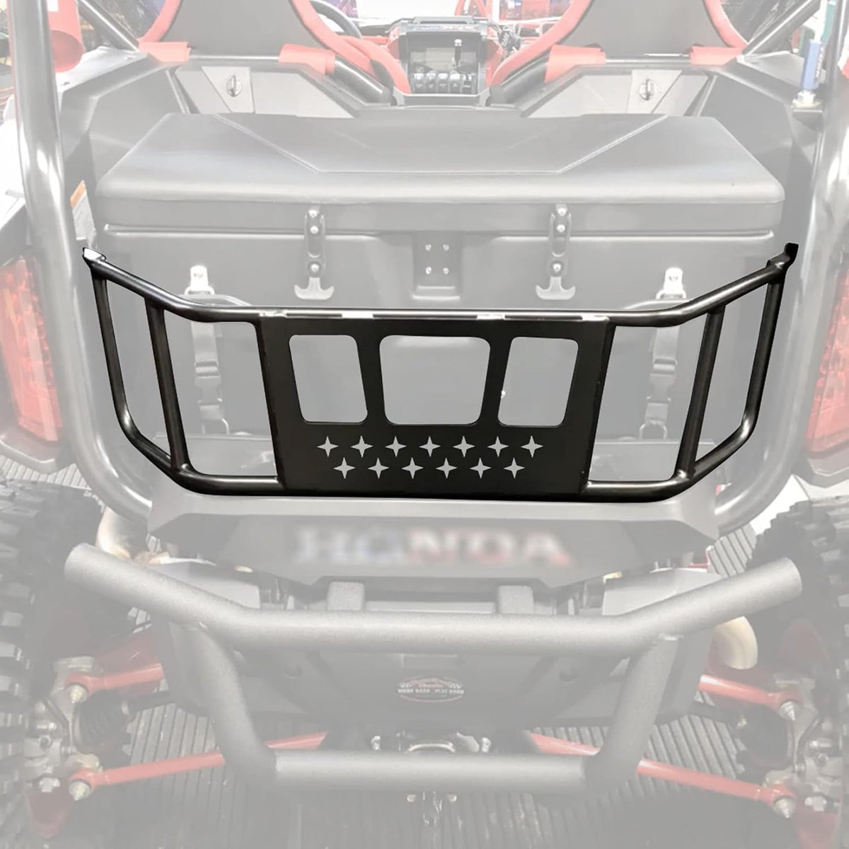 Steel Rear Back Enclosure for Talon 1000X 1000R 1000X-4 (Black) Z235