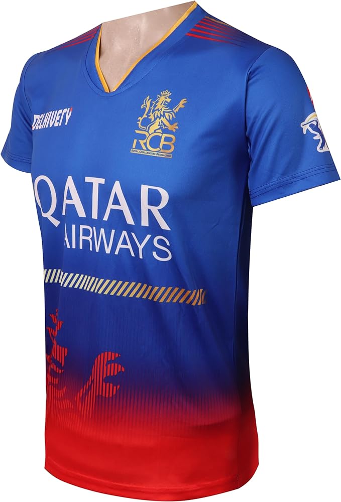 RCB VIRAT 18 Men's Cricket Jersey Half-Sleeve H337992
