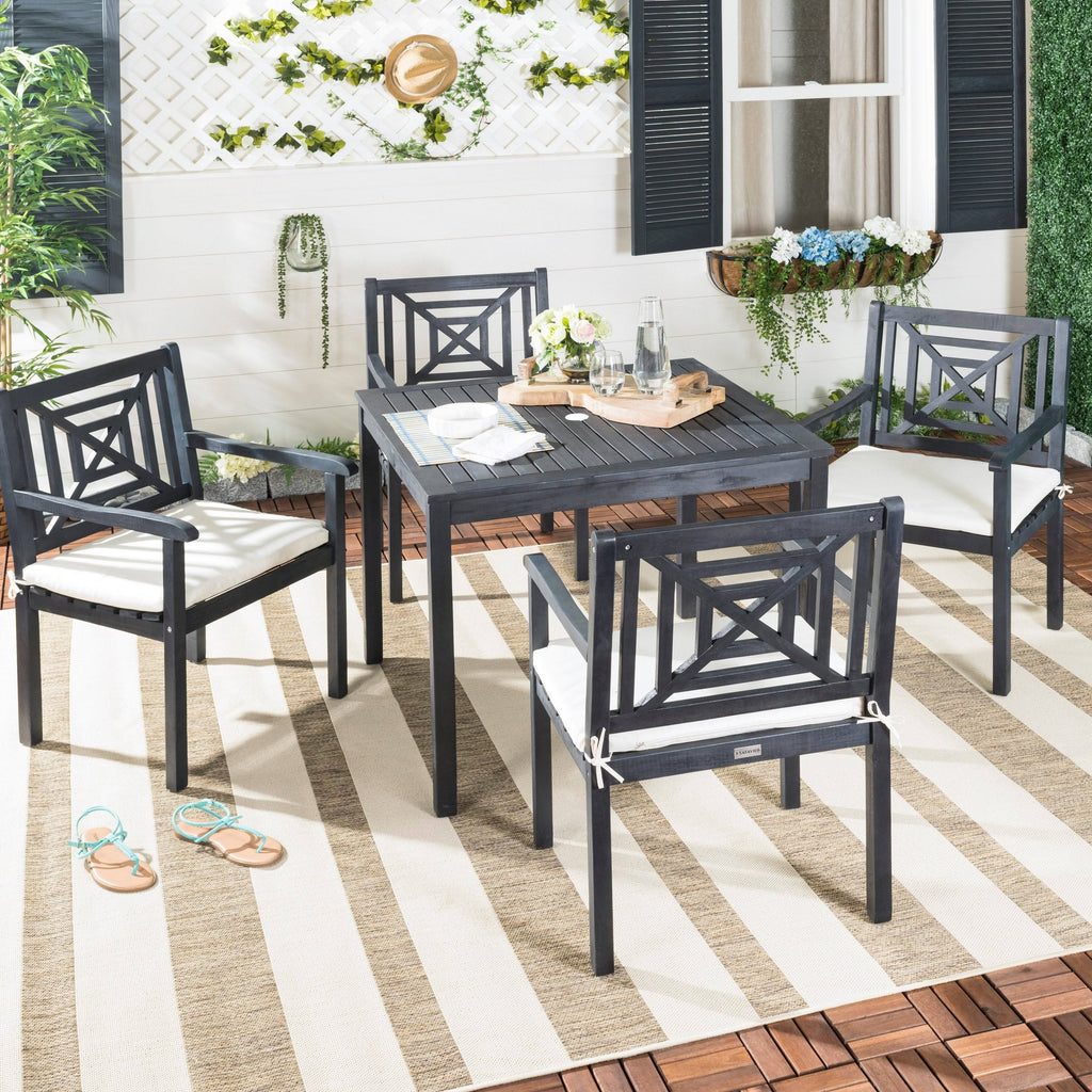 5 Piece Dark Slate Gray Dining Set S52635