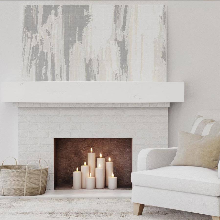 Knotty Pine Faux Wood Fireplace Mantel Z382380