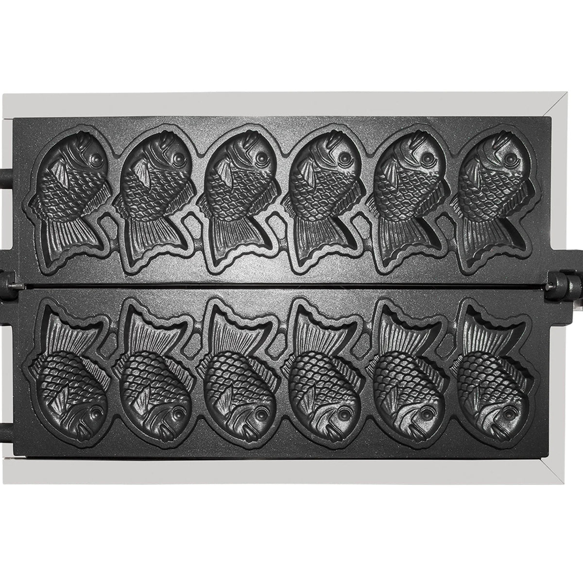 6 Close-Mouth Fish Shaped Waffle Electric Taiyaki Machine E879