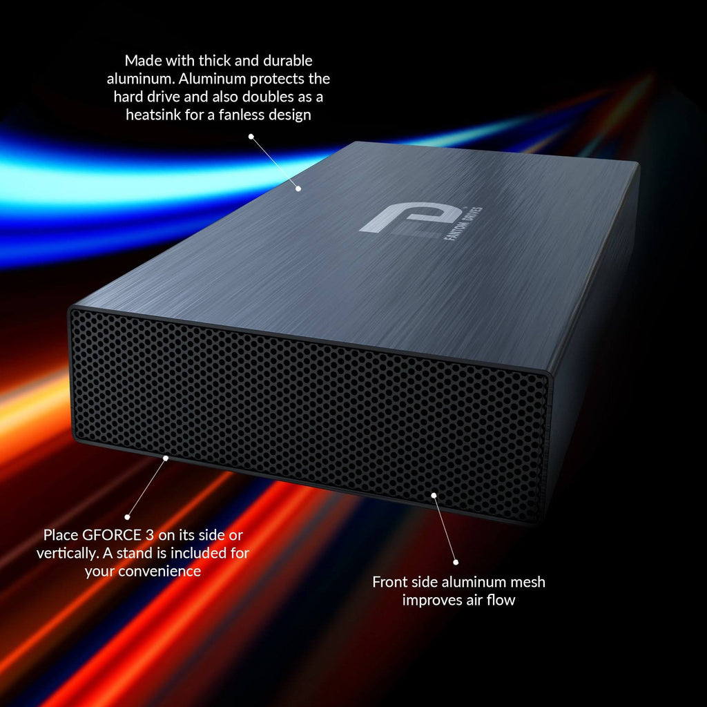 10TB Aluminum External Hard Drive G254020