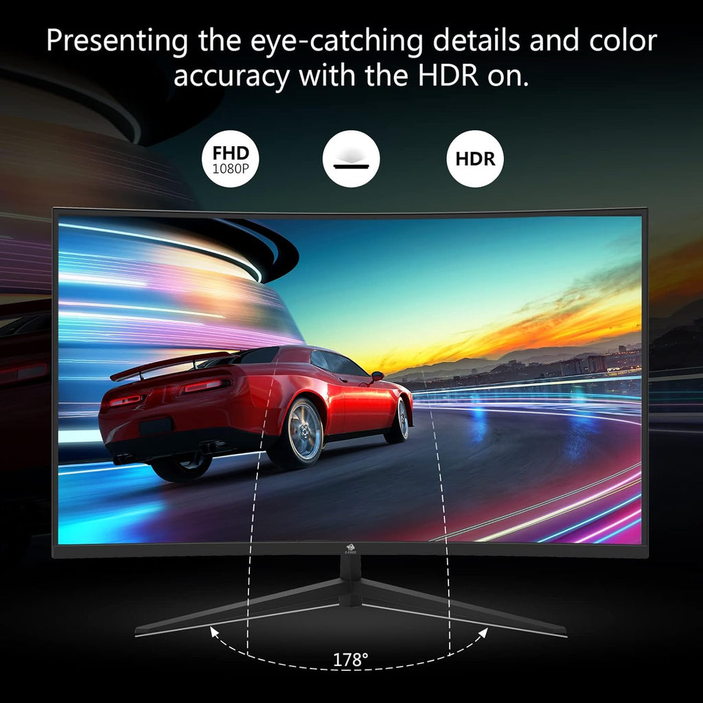 32-inch Curved Gaming Monitor 240Hz 1ms Frameless LED Monitor N397
