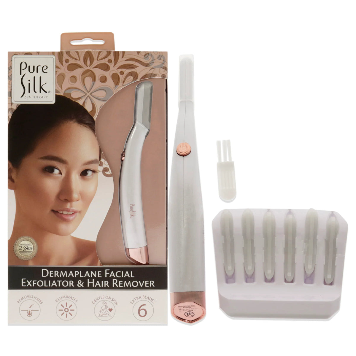 1 Pc Facial Exfoliator and Hair Remover C115