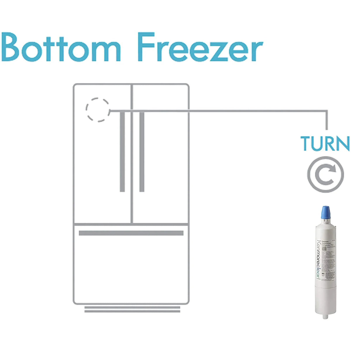 4 Pack Replacement Refrigerator Water Filter J300