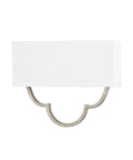 Antique Silver 2 Light Sconce R592